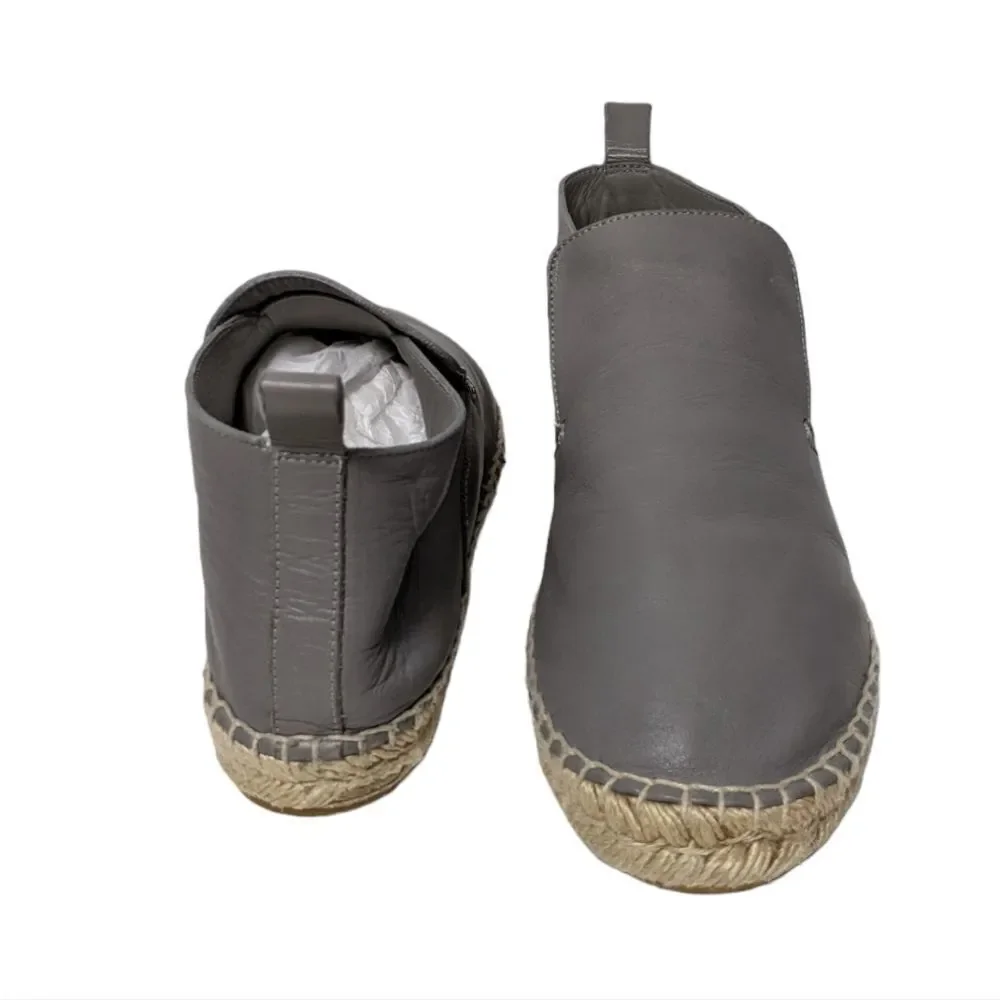 VINCE Ronan Slip-On Leather Espadrilles 7